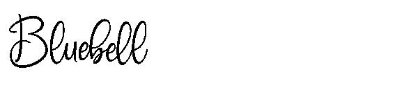 Bluebell字体