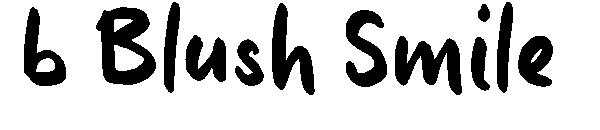 b Blush Smile字体