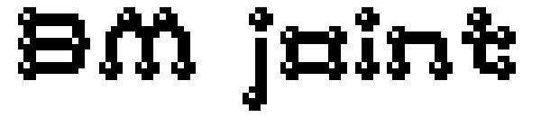 BM joint字体
