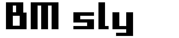 BM sly字体