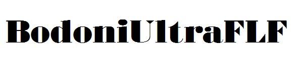 BodoniUltraFLF字体