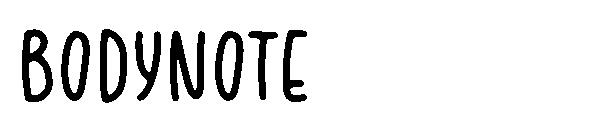 BODYNOTE字体