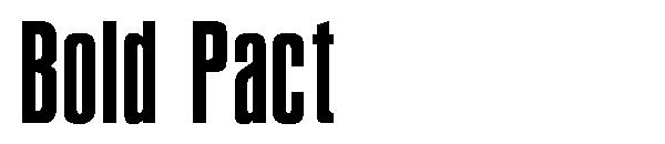 Bold Pact字体