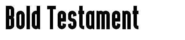 Bold Testament字体