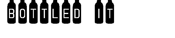 Bottled It字体