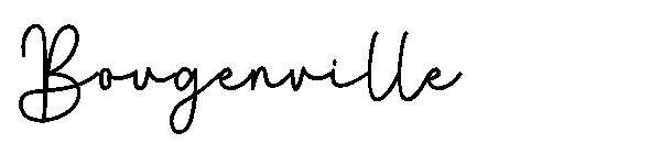Bougenville字体