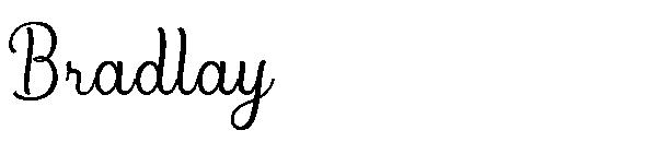 Bradlay字体