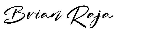 Brian Raja字体