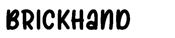 Brickhand字体