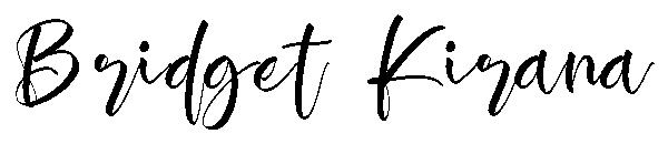 Bridget Kirana字体
