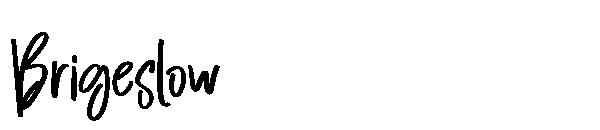 Brigeslow字体