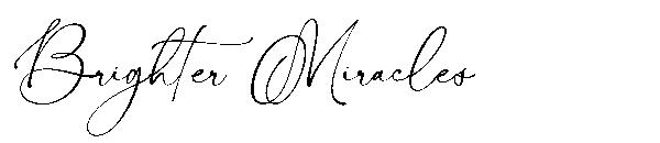 Brighter Miracles字体