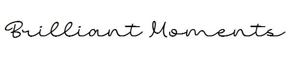 Brilliant Moments字体