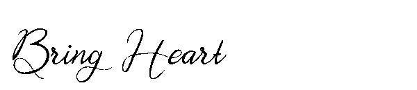 Bring Heart字体