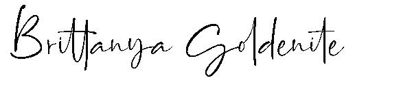 Brittanya Goldenite字体