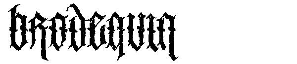 Brodequin字体
