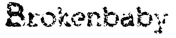Brokenbaby字体