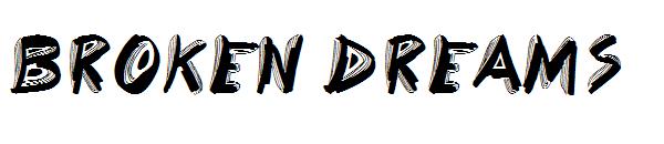 Broken Dreams字体