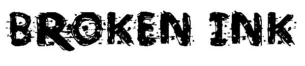 Broken Ink 字体