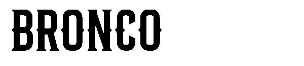 Bronco字体
