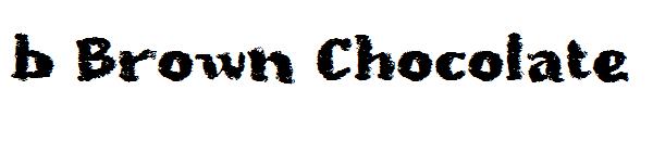 b Brown Chocolate字体