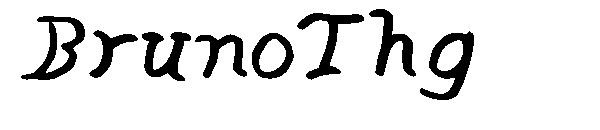 BrunoThg字体