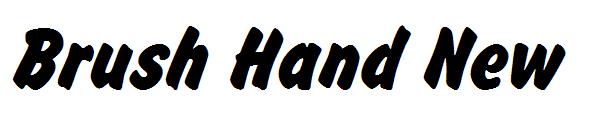 Brush Hand New字体