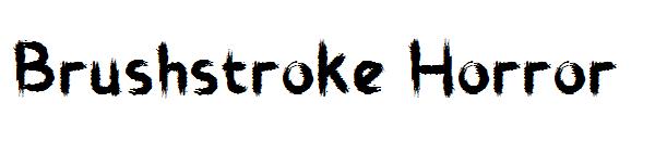 Brushstroke Horror字体