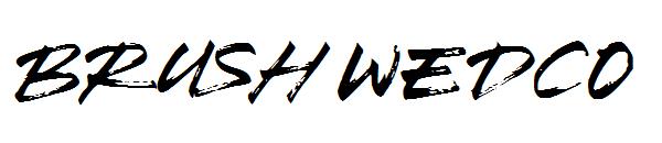 Brush Wedco字体