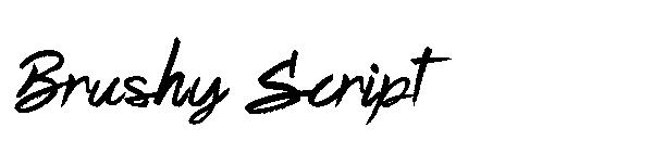 Brushy Script字体