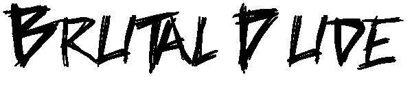 Brutal Dude字体