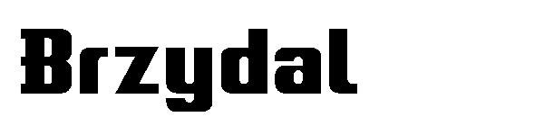 Brzydal字体