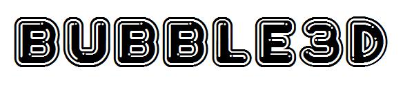 Bubble3D字体