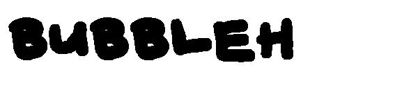 BUBBLEH字体