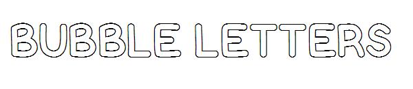 Bubble Letters字体