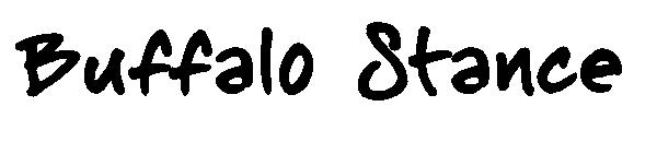Buffalo Stance字体