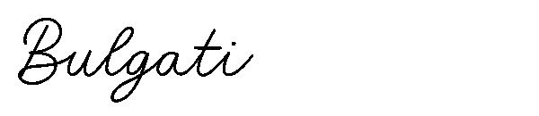 Bulgati字体