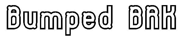 Bumped BRK字体