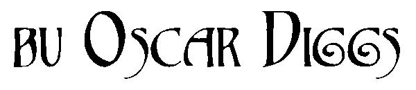 bu Oscar Diggs字体