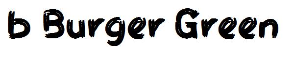 b Burger Green字体