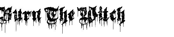 Burn The Witch字体