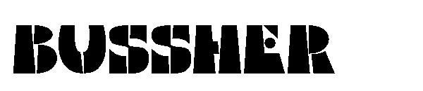 BUSSHER字体