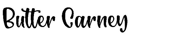Butter Carney字体