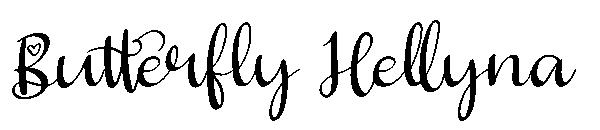 Butterfly Hellyna字体