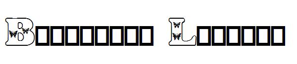 Butterfly Letters字体