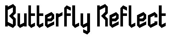 Butterfly Reflect字体