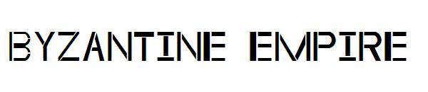 Byzantine Empire字体