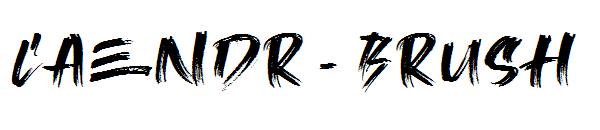 Caendr - Brush字体