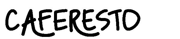 Caferesto字体