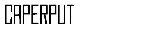 Caperput字体